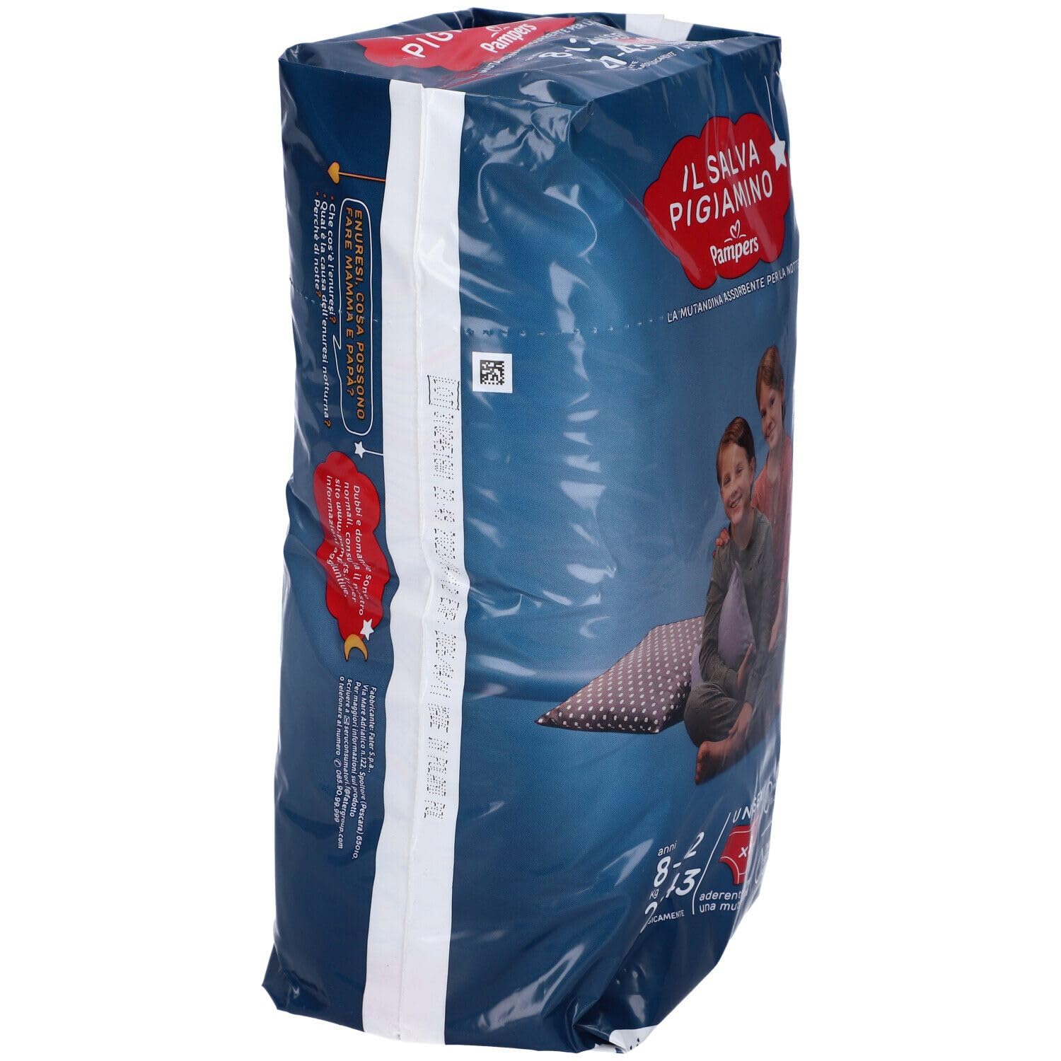Pampers Il Salva Pigiamino 8-12 anni L/XL (27-43 kg) Enuresi Notturna 54 Pannolini Bambino