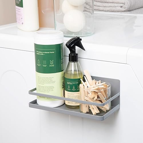 Miniatura 4 de Household Essentials Organizador de especias magnético de metal, gris