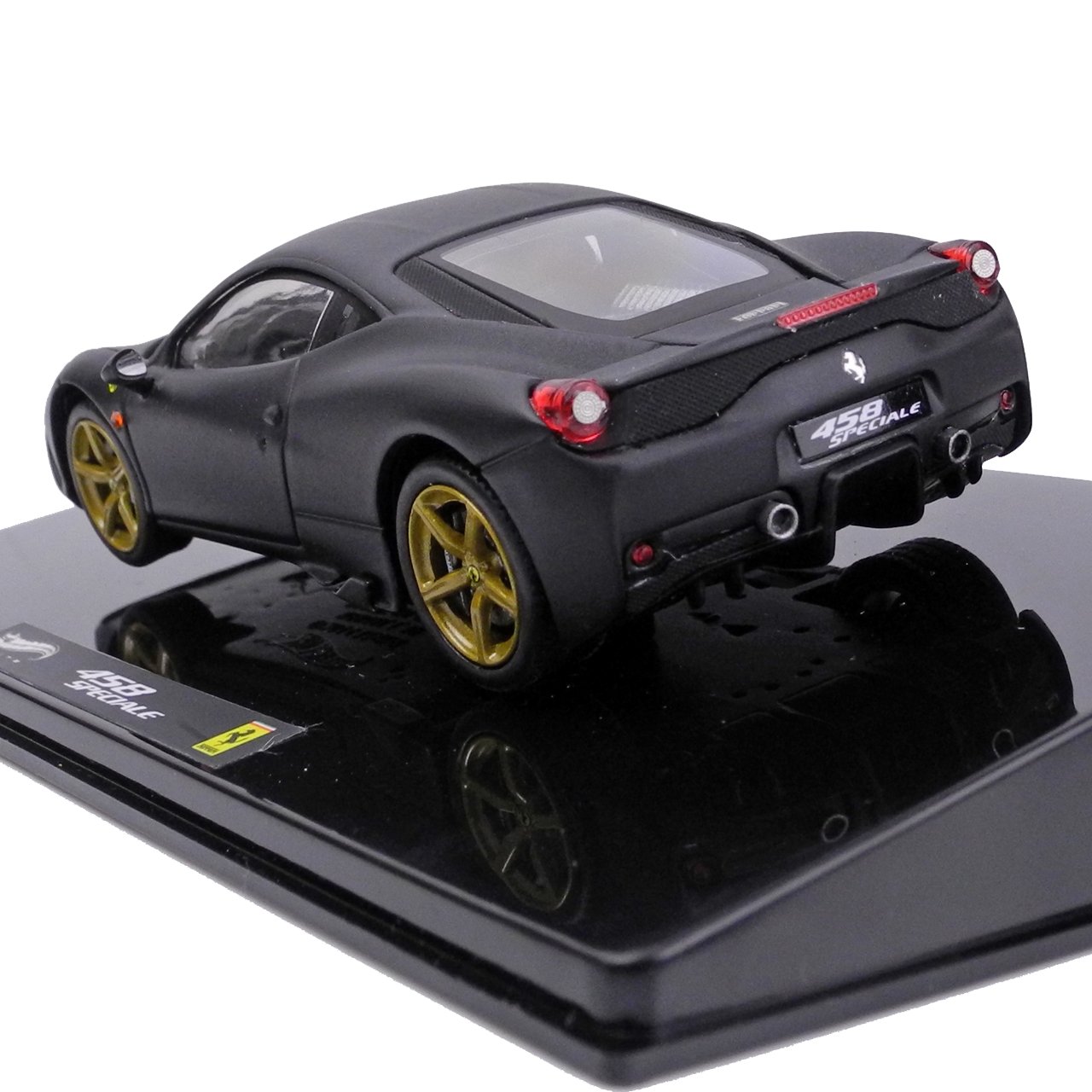 ホットウィール 458 SPECIALE(MATTE BLACK) FERRARI 458 SPECIALE FLAT MATTE BLACK 1:18 HOT WHEELS ELITE