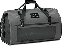 Vista 15 de IRON JIA'S Bolsa Seca para Motocicleta – Bolsa de Lona Impermeable y Bolsa Trasera de Equipaje, Bolsas de Sillín con Cierre Superior Enrollable