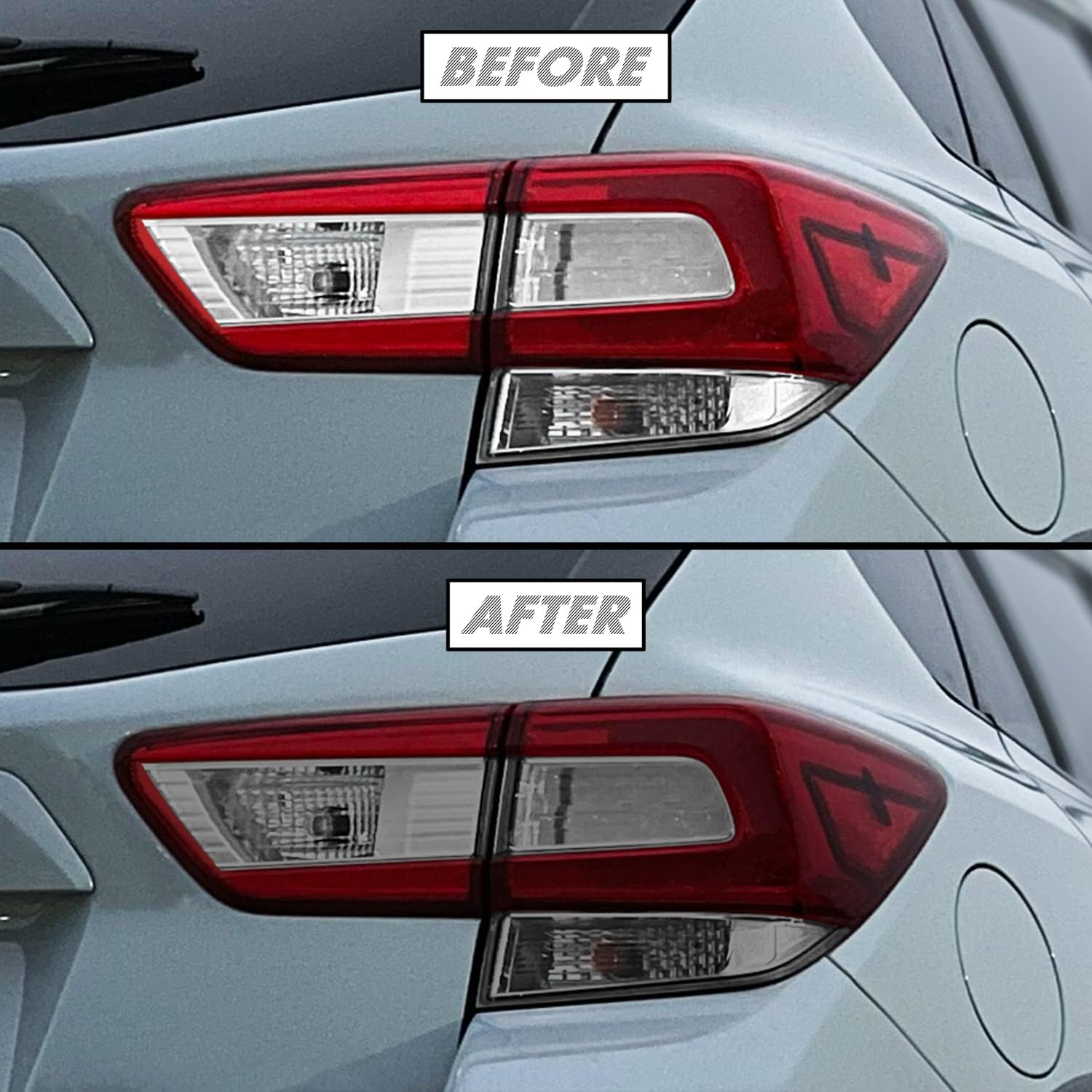 SlickMod PreCut Vinyl Smoke Tint for 2018-2022 Subaru Crosstrek Reflector (4. Reflector, 20% Dark Smoke)