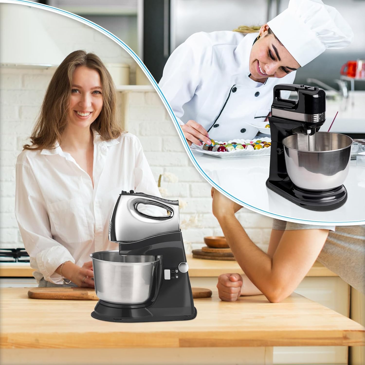 Sliding Mat compatible with KitchenAid Mixer, Mobile Pad for 4.5-5 Quart Tilt Stand Mixer