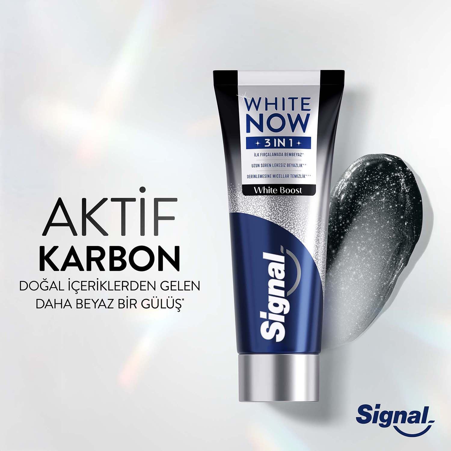 Signal White Now 3in1 White Boost Diş Macunu (3 paketi)