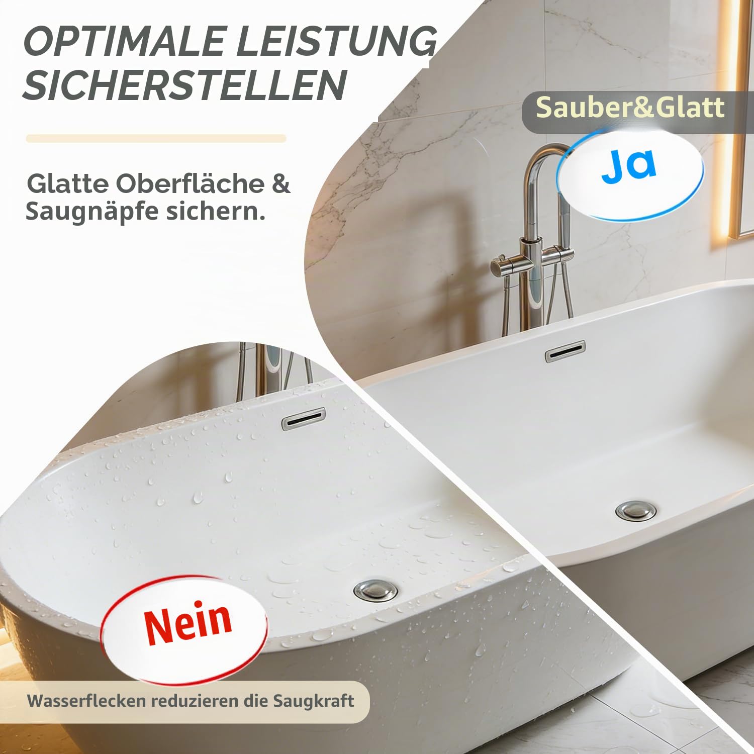 4D Silikon Badewannenkissen, Verstellbare Badekissen für Badewanne Kopf Nacken Rückenstütze mit Saugnäpfen, Schnell Trocknendes und Rutschfestes Spa-Geschenke für Frauen (Weiß)