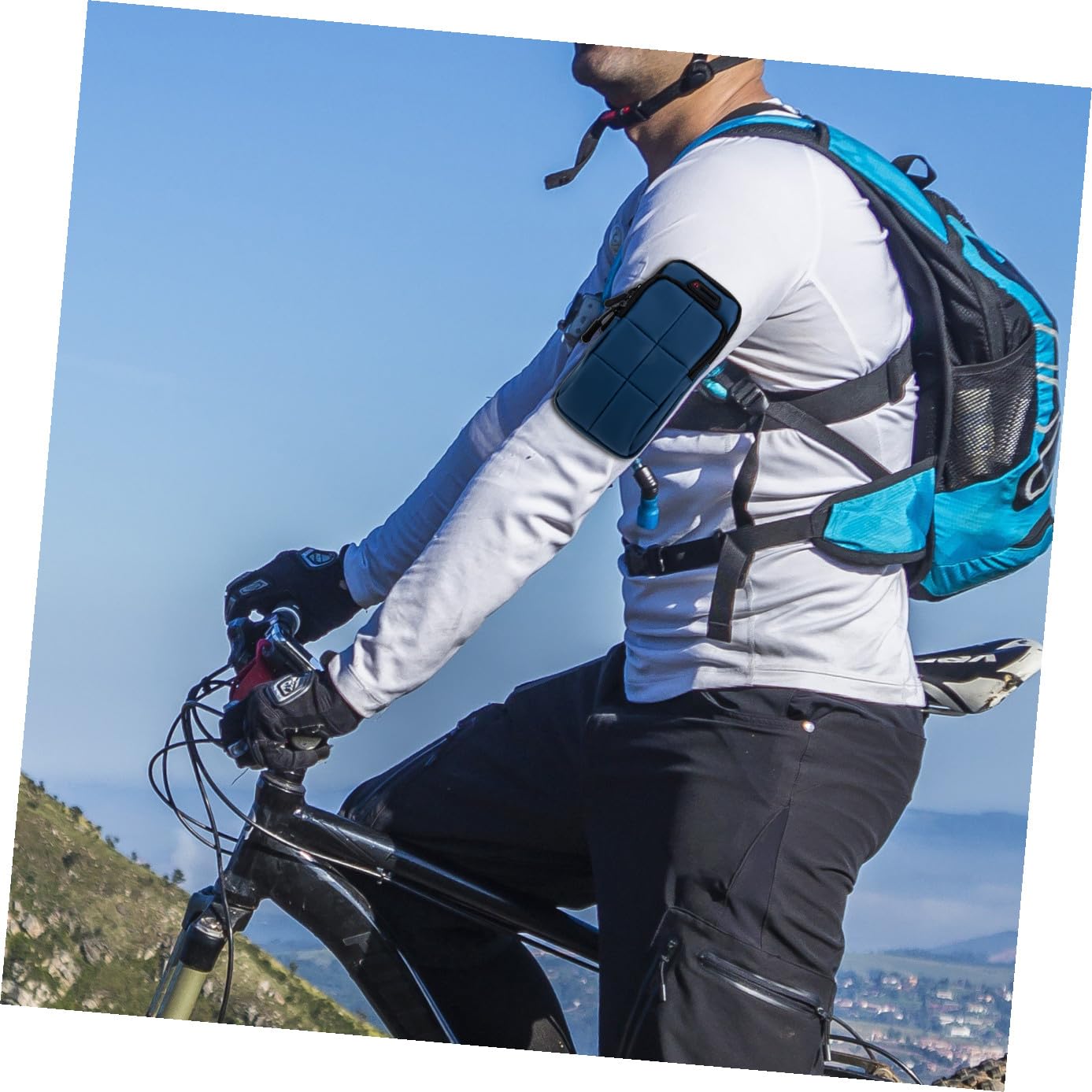 jojofuny 3pezzi Coprente Per Braccio Elasticizzato Per Smartphone Resistente e Fitness Cerniera Gli Sportivi