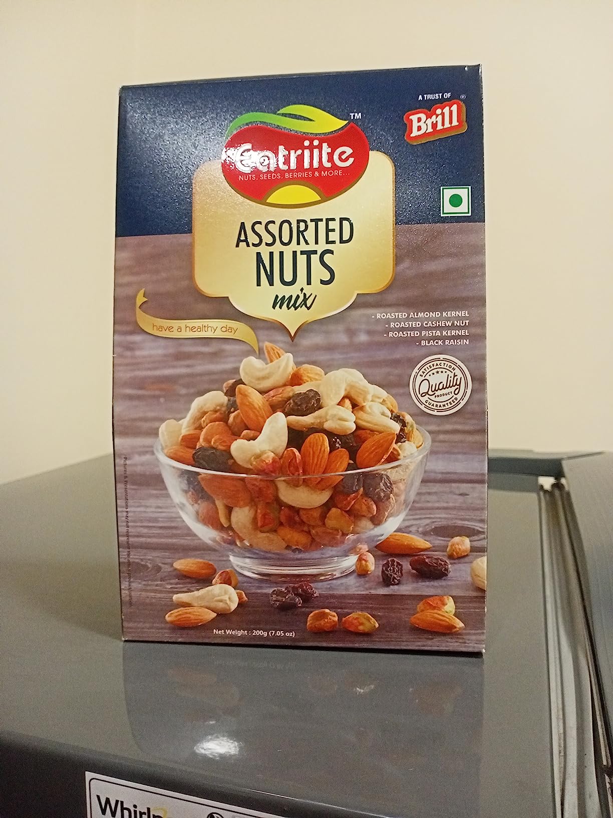 Eatriite Assorted Nuts Mix (Trail Mix) 200g Mixed Dry Fruit Nutritious & Healthy Snack