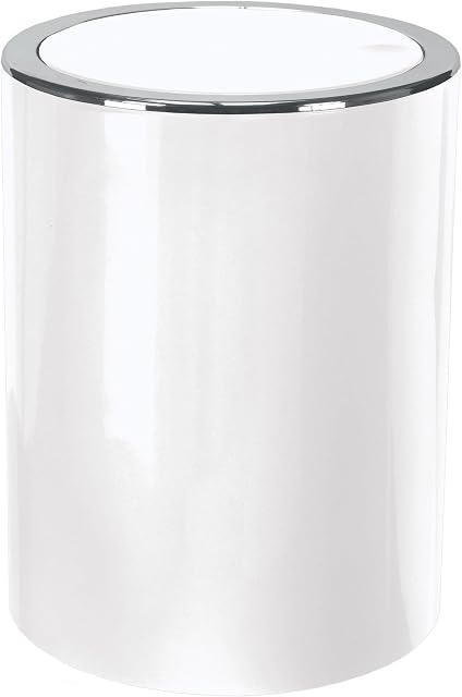 Kleine Wolke "Clap" Cosmetic Bucket, White, 5 Litre