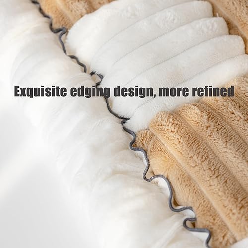 Divertida funda de sofá mágica, funda de sofá impermeable mullida para perros, a cuadros, color crema, cuadrada, grande, cuadrada, para mascotas,