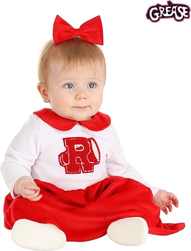 Miniatura 2 de Disfraz de animadora infantil con licencia oficial de Grease Rydell High en material de peluche