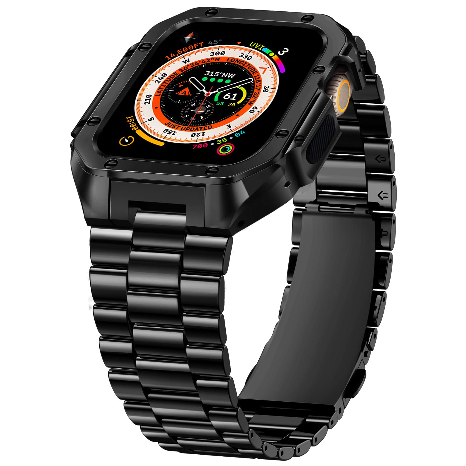 Amazon.co.jp: [CAGOS] コンパチブル Apple Watch Ultraバンド 49mm 