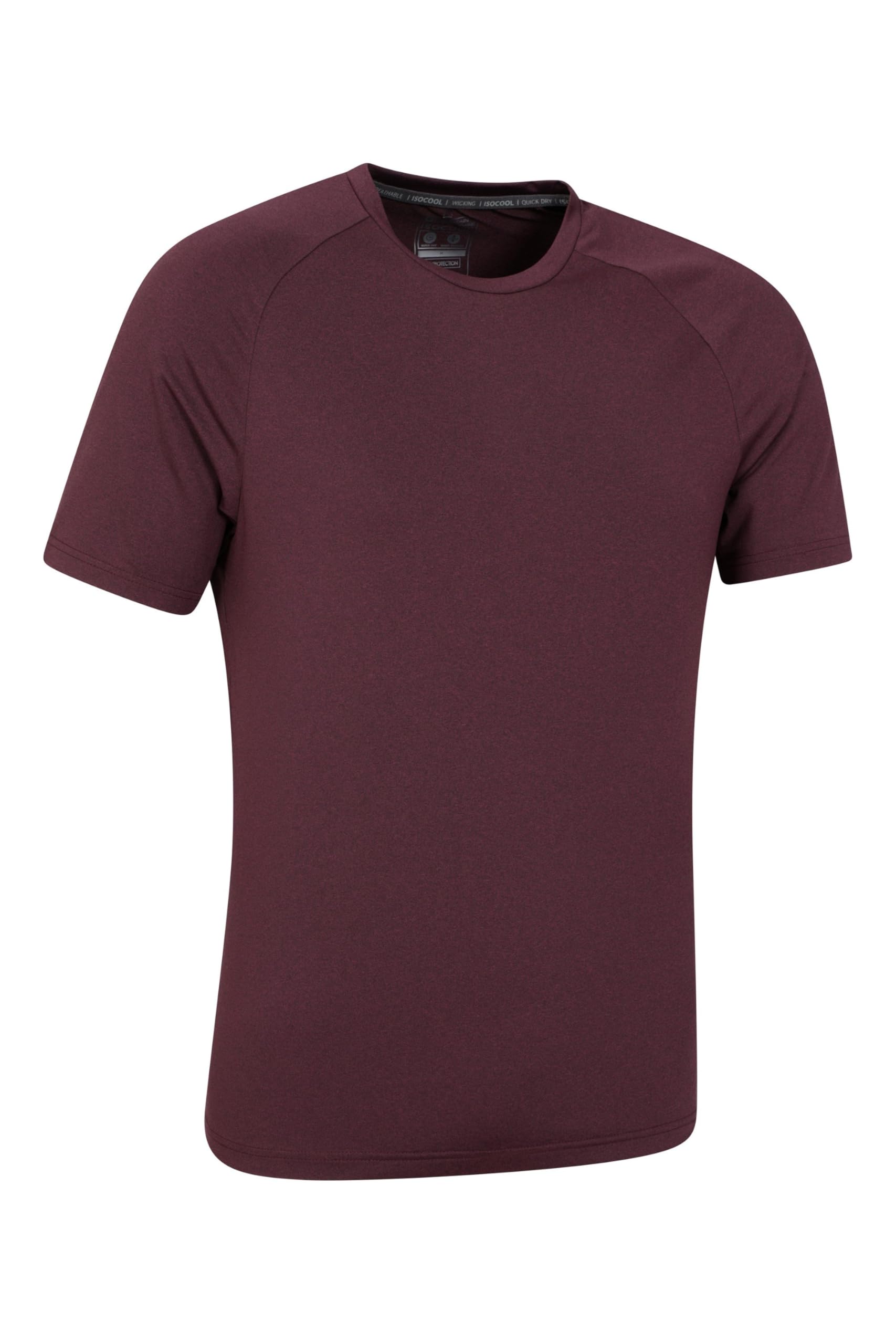 Mountain Warehouse T-Shirt Agra Melange pour Homme - Léger et Confortable - Col Rond - Séchage Rapide et Protection UV - Voyages, Printemps L’été