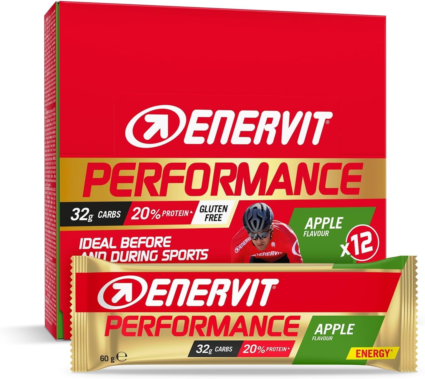 Performance Energy Bar (Apple, Box of 12 Bars)