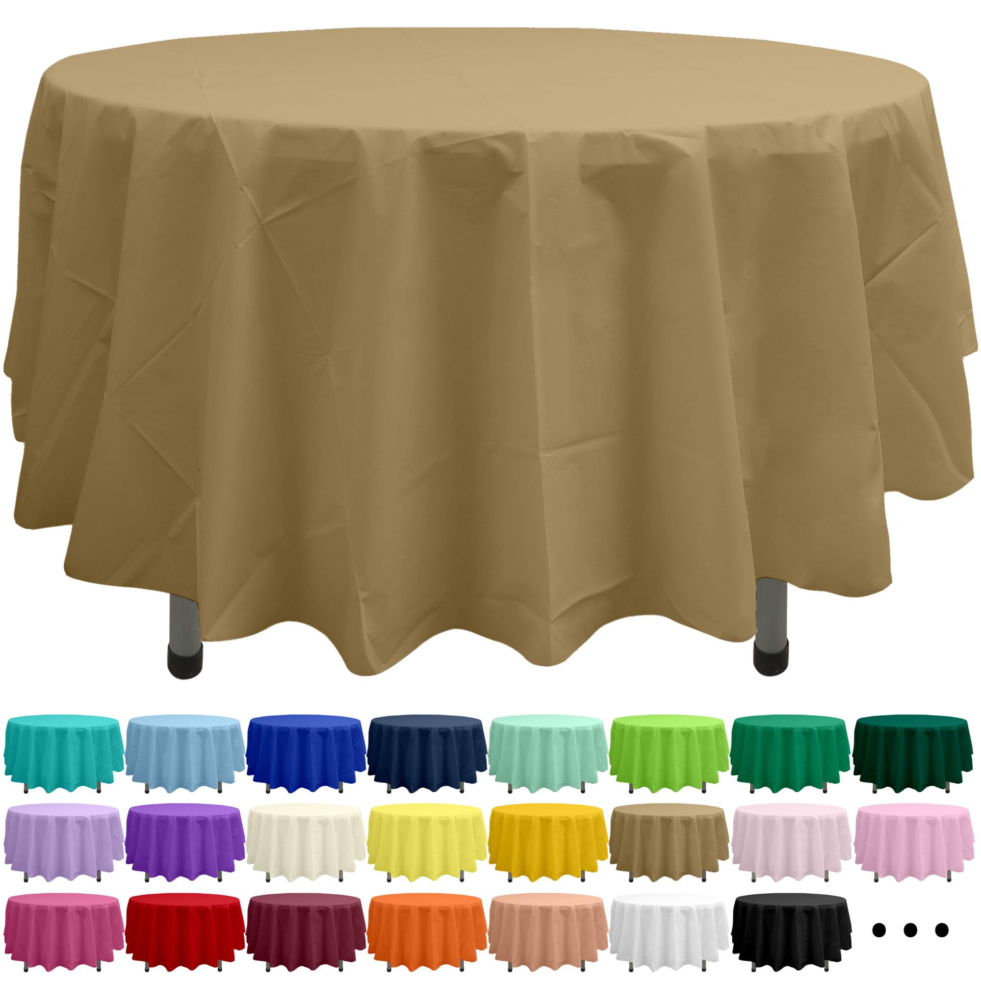 Party Ulyja Blush Pink 2 Pack Plastic Tablecloth Rectangle 54 x 108 Inches Disposable Pale Pastel Pink Reusable Table Covers for Dining, Birthday, Wedding, Picnic, Event and Outdoor Use — view 27
