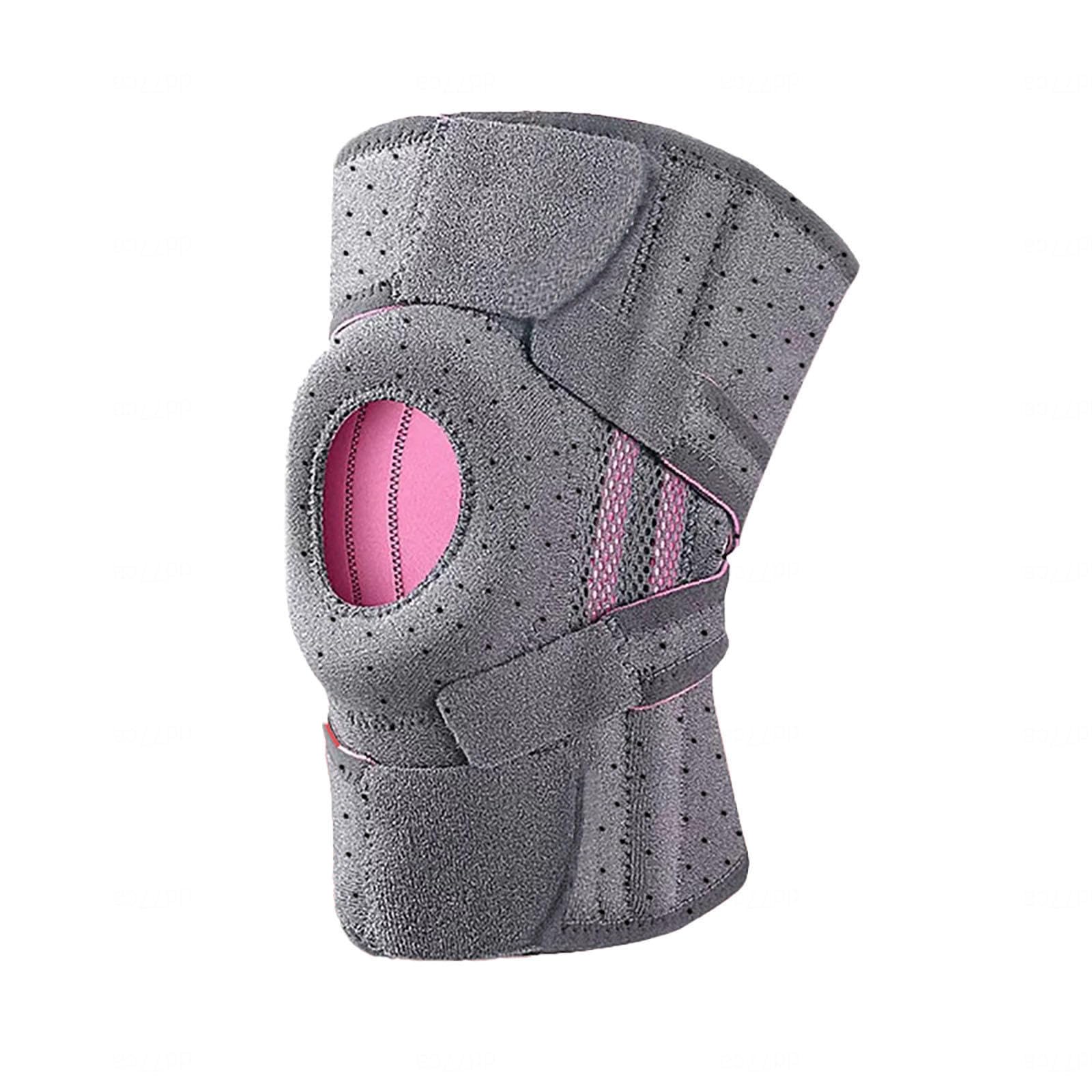 Soporte de Rodillera para Hombres y Mujeres, Rodilleras de Compresión Ajustables, para Aliviar El Dolor de Rodilla, Artritis, Desgarro de Menisco, Recuperación de Lesiones,C