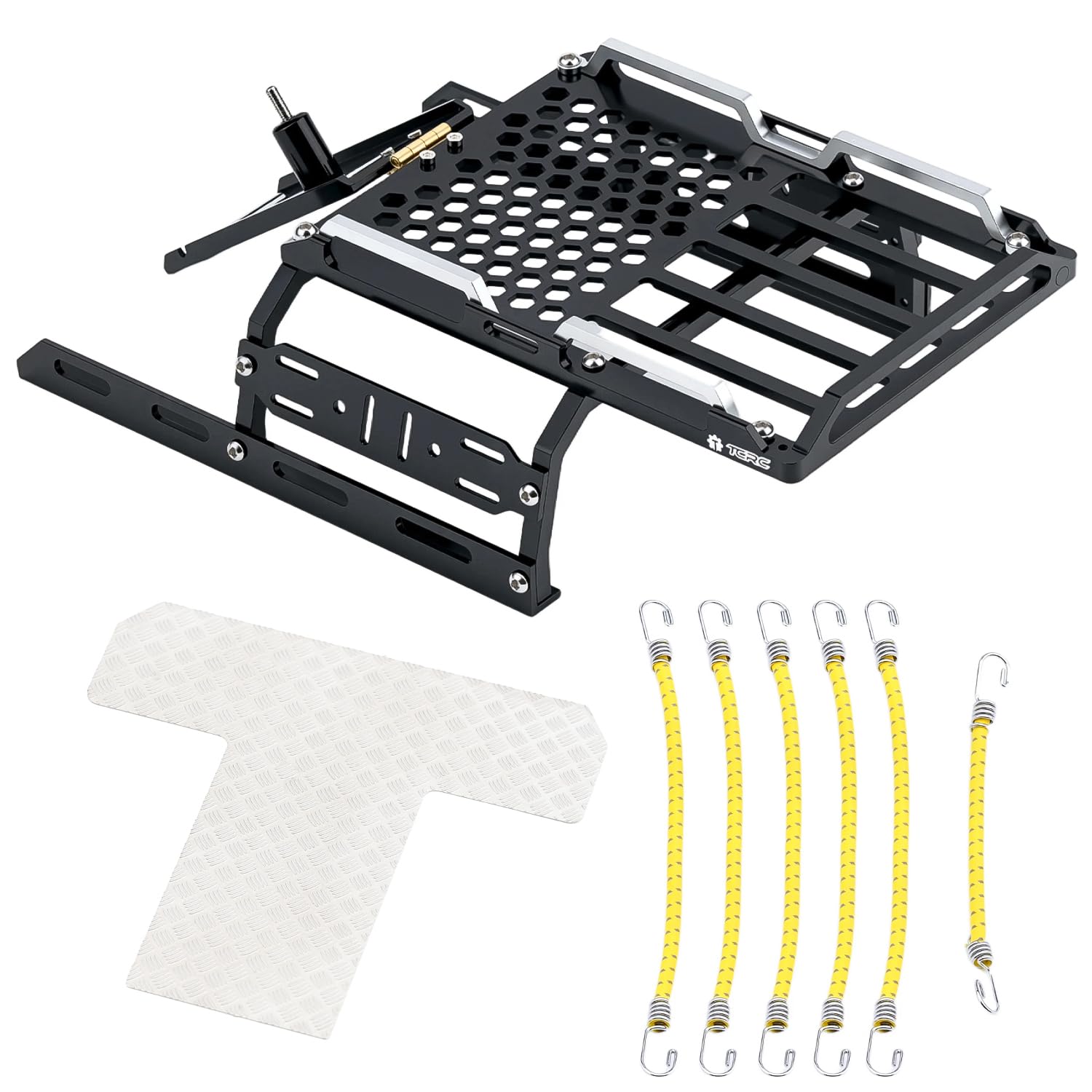 Amazon.com: TCRC Aluminum Bed Rack & Spare Tire Carrier & Anti