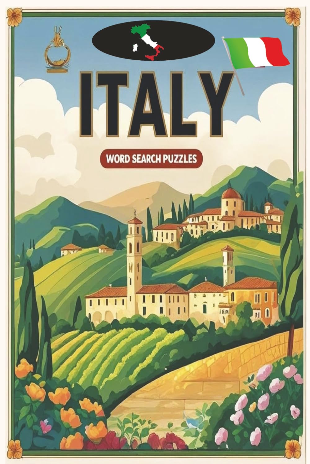 Italy Word Search Puzzle Book