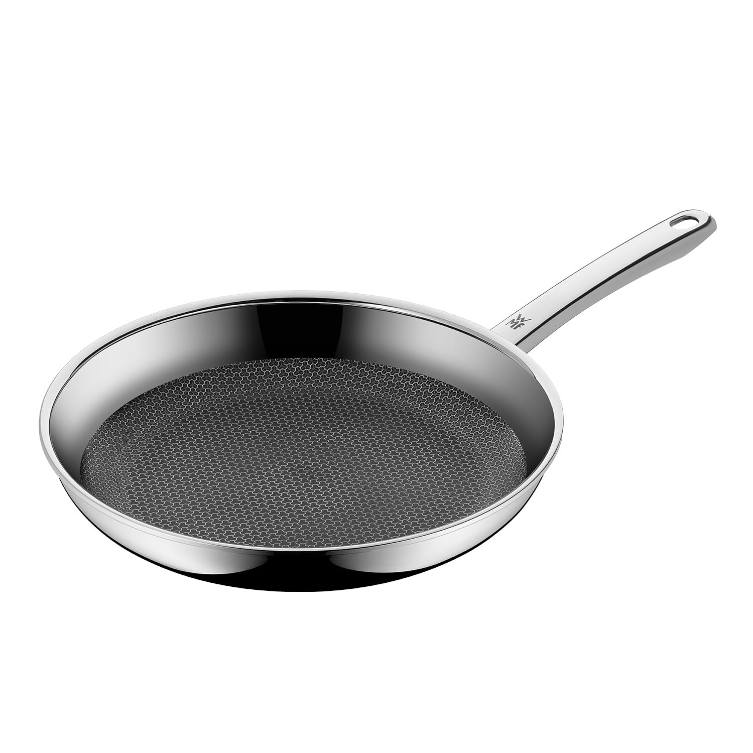 WMF Profi Resist Poêle 24 cm, Induction + four, Acier inoxydable poli, Revêtement antiadhésif PermaDur, Structure de protection anti-rayures 1756246411