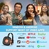 Adaptador de pantalla HDMI inalámbrico 4K, dongle Miracast para iOS/Android/Windows a TV HD Proyector, espejado de pantalla con Airplay Miracast DLNA para películas, presentaciones 7