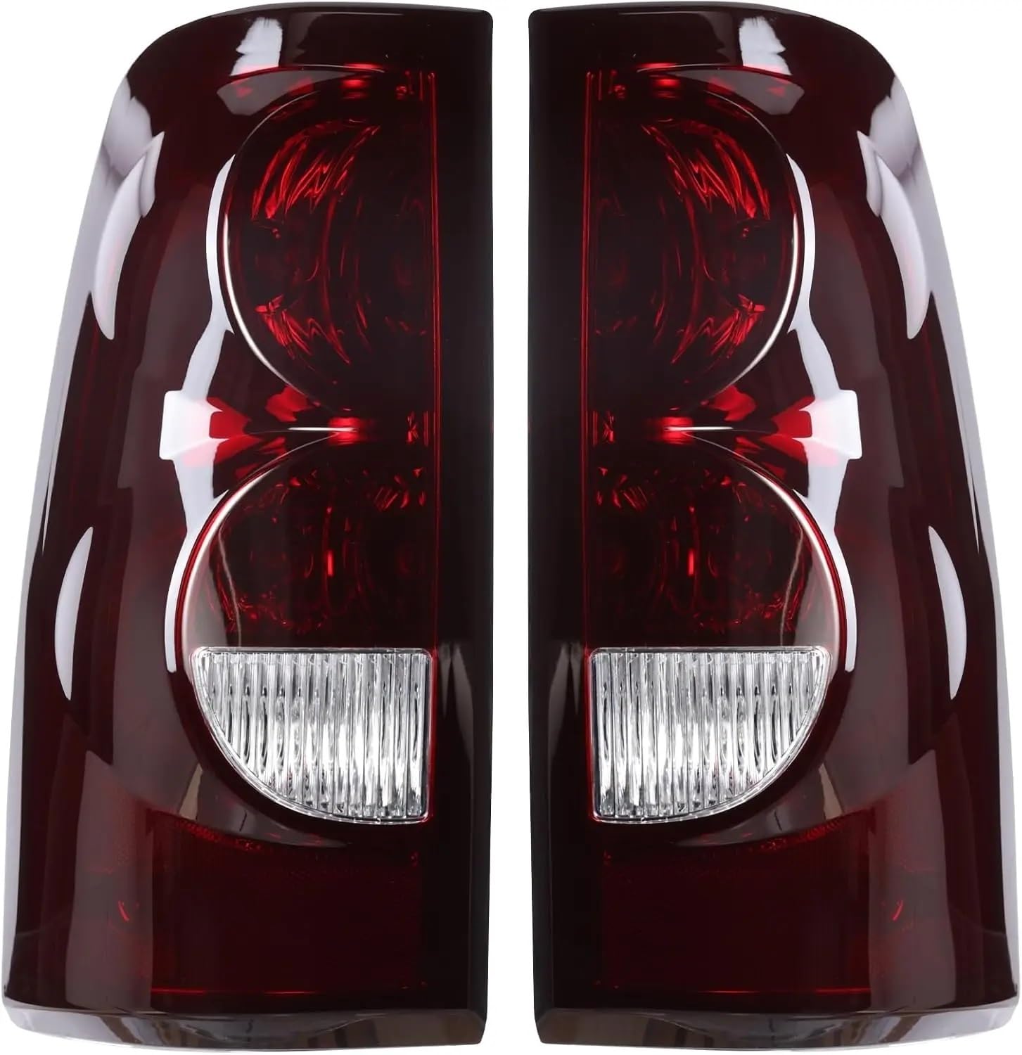 Piloto Trasero Auto Luz Trasera Compatible con 03-06 para Silverado 1500 2500 3500 Sierra Un par de lámparas Freno luz