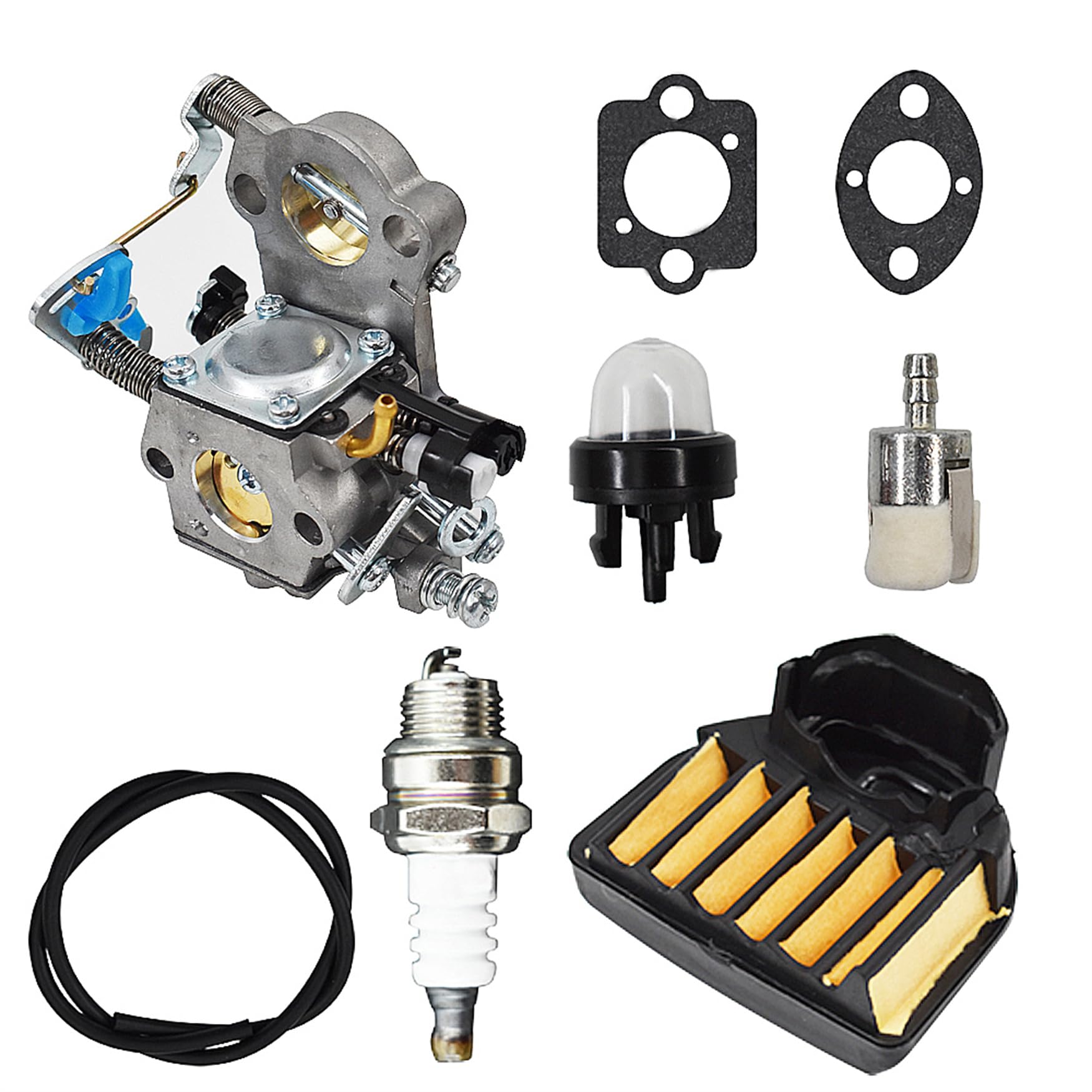WFLNHBCarburetor Replacement for 455 455E 460 461 Replacement for Rancher Chainsaws 544883001 544227401 Carb