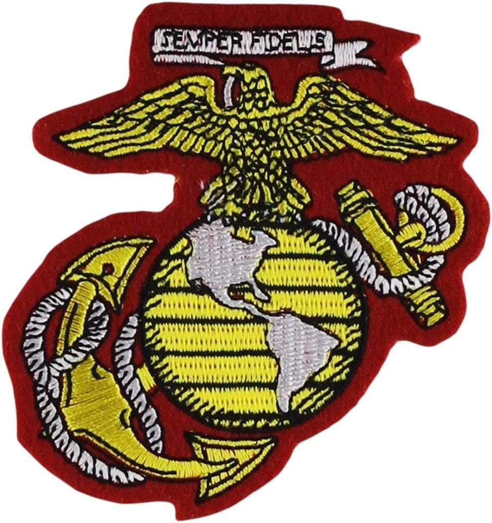 Amazon.com: Marine Corps EGA Eagle Globe and Anchor Embroidered ...