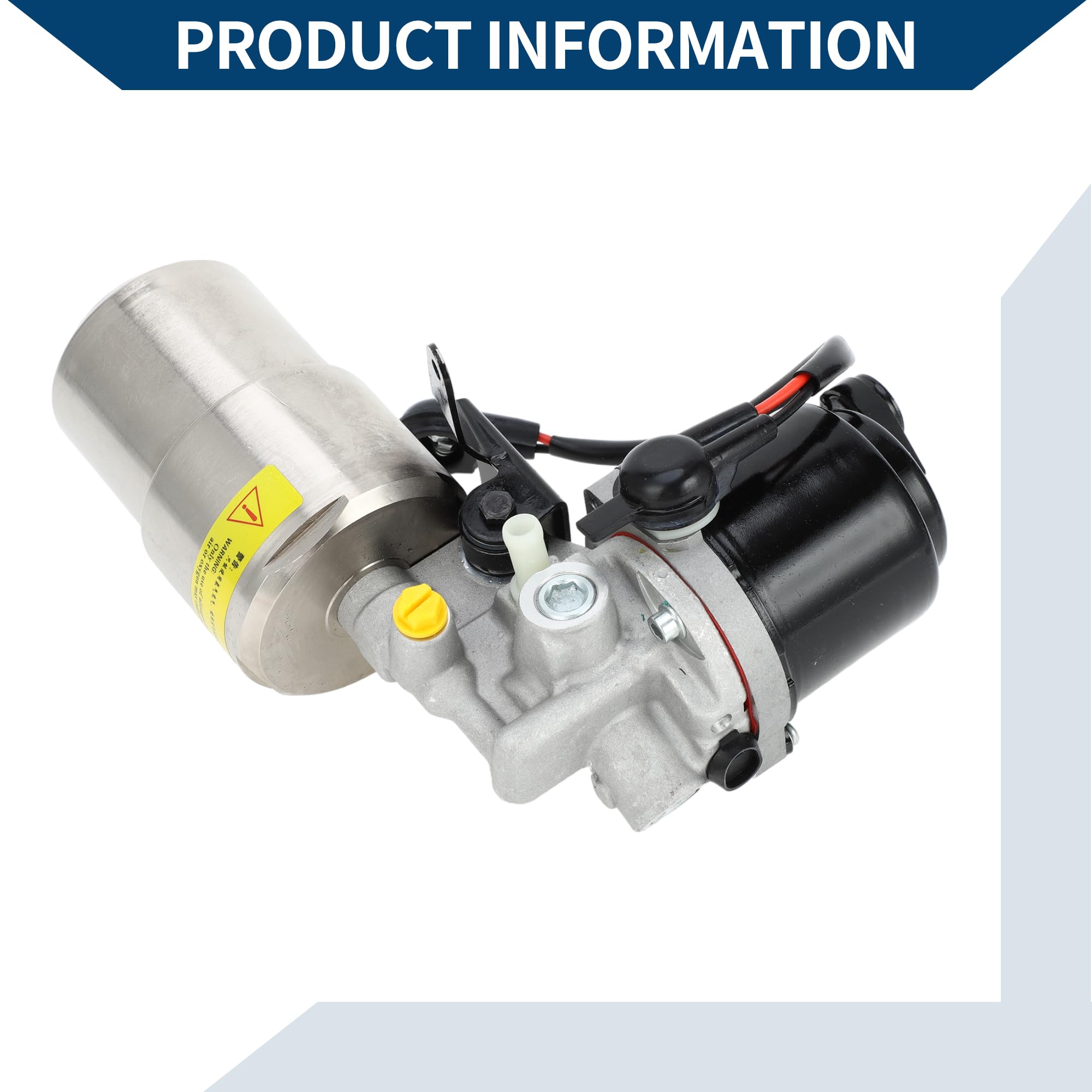 Bomba Hidráulica de Refuerzo de Freno ABS No.MN102843 para Mitsubishi Pajero 3 para Mitsubishi Pajero 4 / 1Pza Negro Tono Plateado