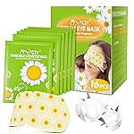 ProCIV 16 Packs Steam Eye Masks for Dry Eyes Heating Eye Mask Warm Compress for Eyes Relief Stress, Eye Fatigue Travel Essential Self Heating Moist Sleep Mask SPA Accessories