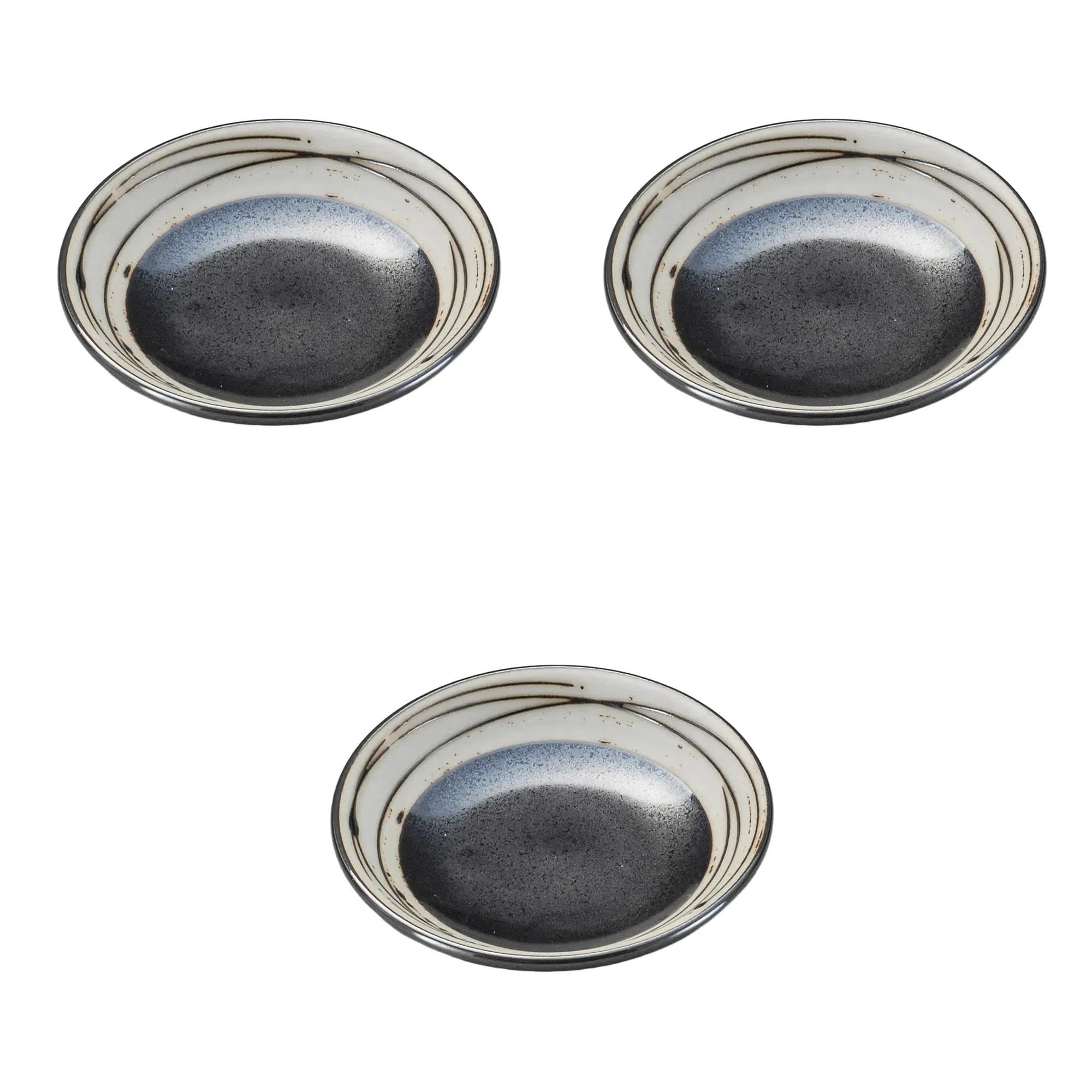 Setomonohonpo Set of 3 Iron Crystal Fuchi Line Ball 28 Plates [3.5