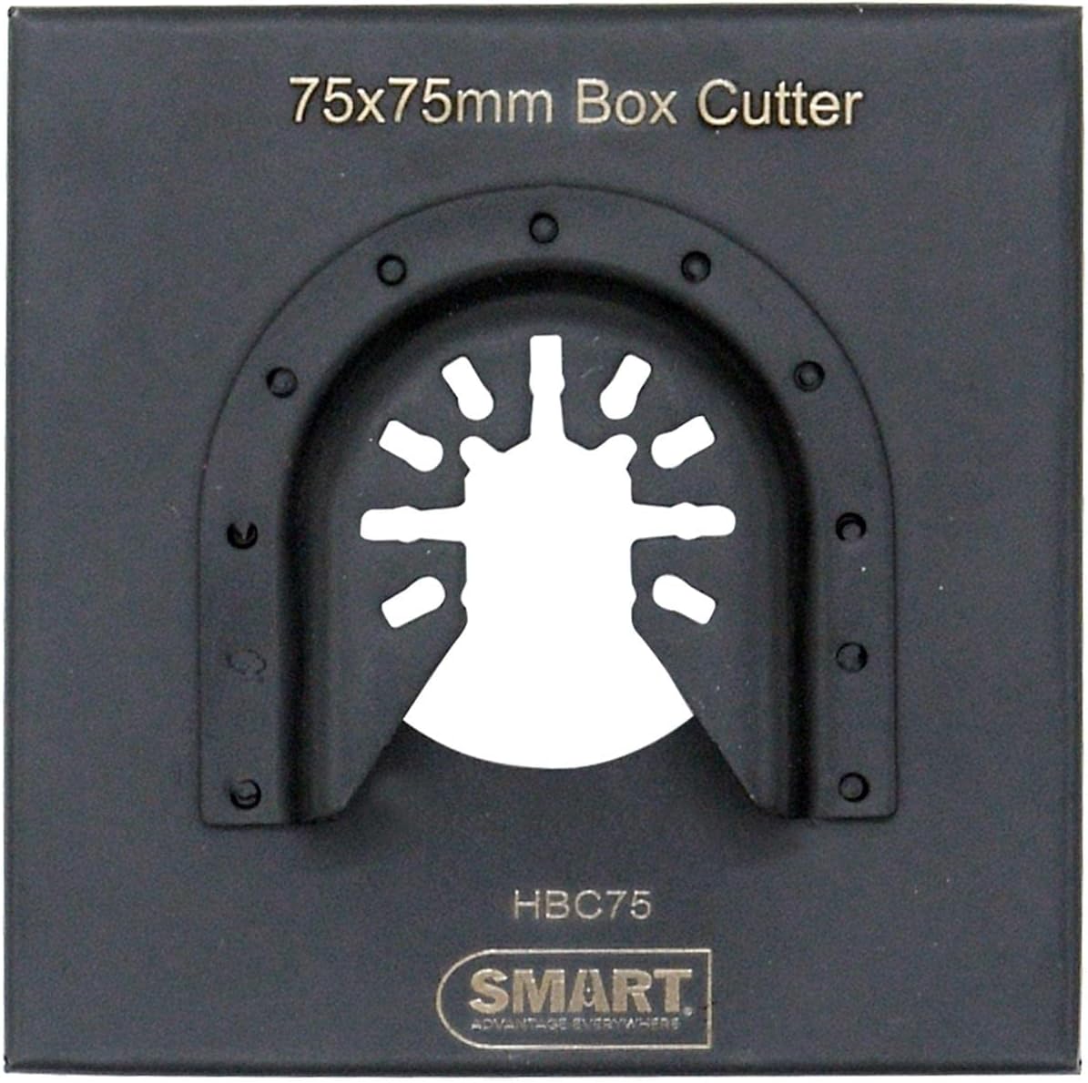 Smart HBC75 HBC7575 mm Single Electrical Box Cutter, Black BigaMart
