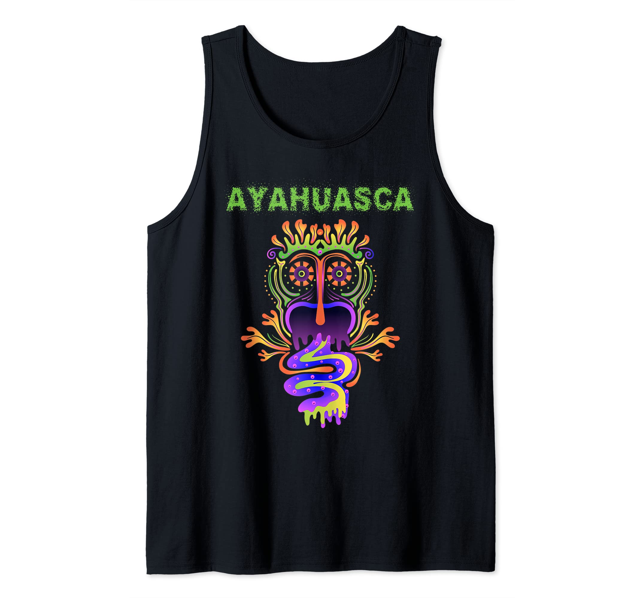 Psychedelic Ayahuasca ShipiboAyahuasca Shipibo Tribe Art DMT Psychedelic Spirit Tank Top