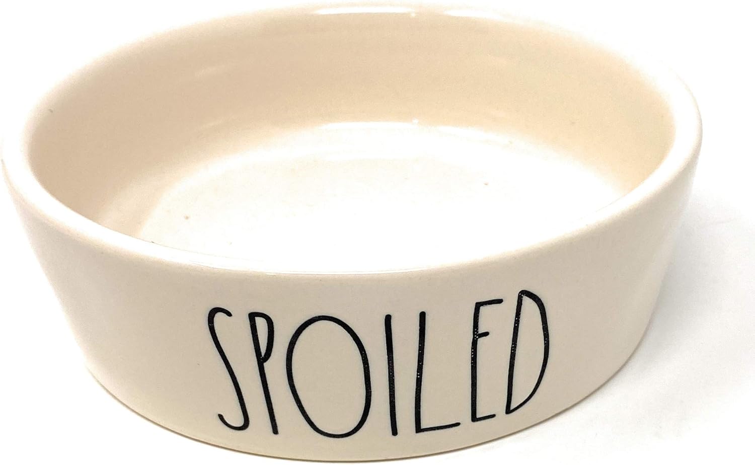 Rae Dunn Spoiled Cat Bowl - 4.75 inches - Glazed Ceramic