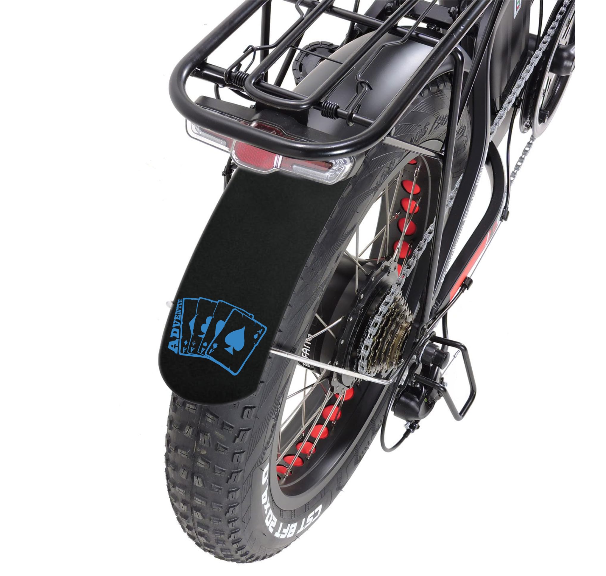 ADVENTUR B0101 Schutzblech für Fahrrad, 20 Zoll (20 Zoll), Zubehör für Fat Bike MTB Stickers Kotflügel vorne und hinten ADVENTUR - B0101 (Blau 53)