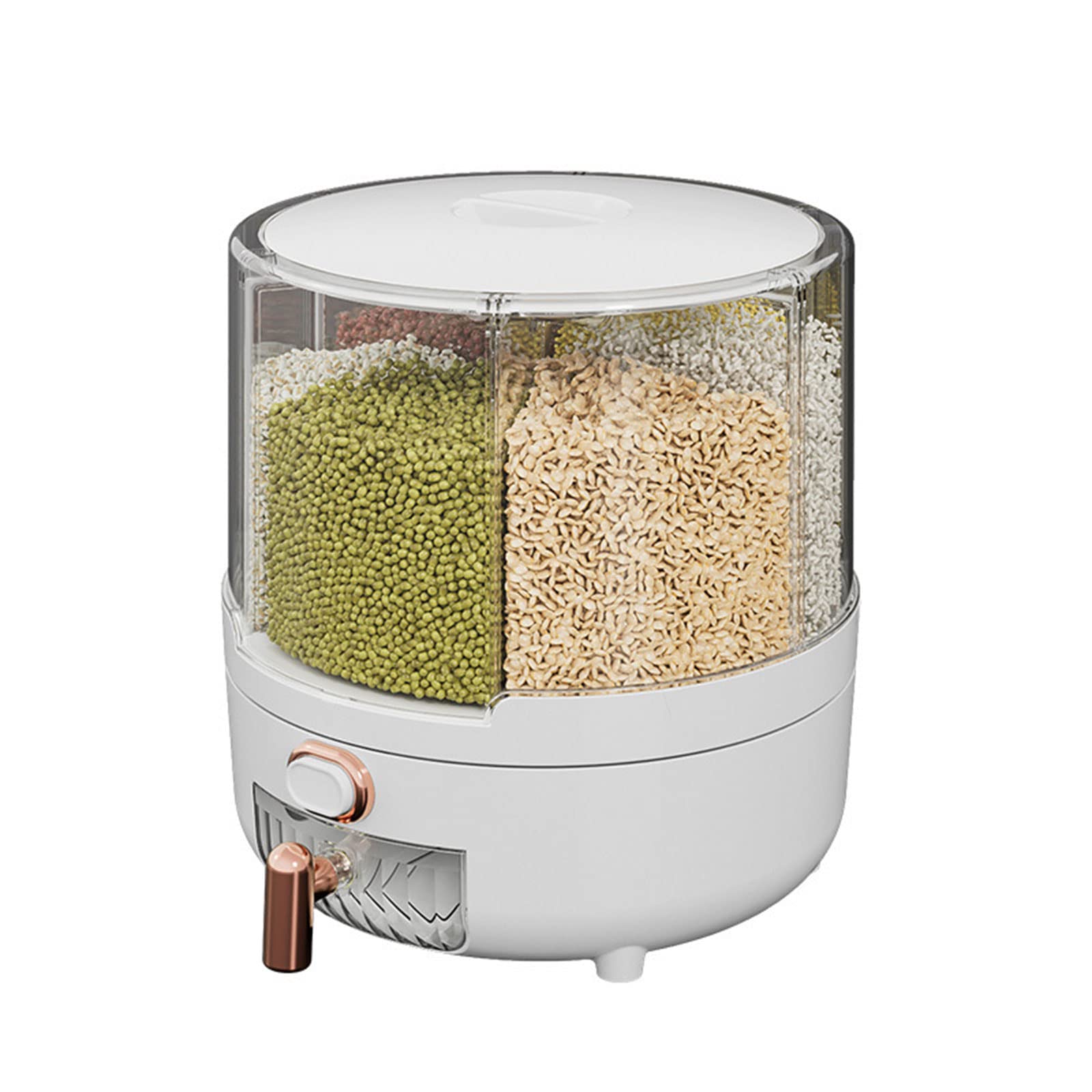 Boîte de rangement avec tasse à mesurer pour conserver le riz à l'abri de l'humidité