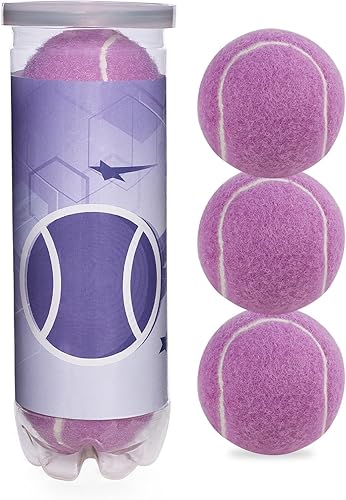 Pelotas de tenis 34 Pelotas de entrenamiento y práctica de alta elasticidad para principiantes, bolas de colores duraderas de alta visibilidad para