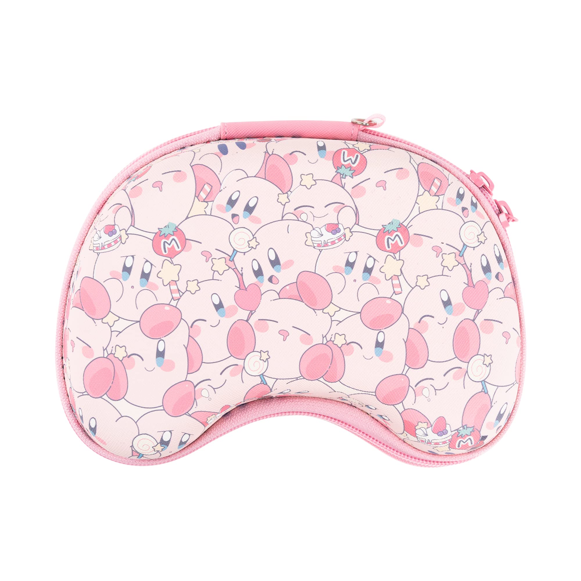 YOCORE Cute Kirby PS5 Gaming Controller NS Pro Controller Holder Hard Shell Travel Carrying Case for PS4, NS Pro, Xbox