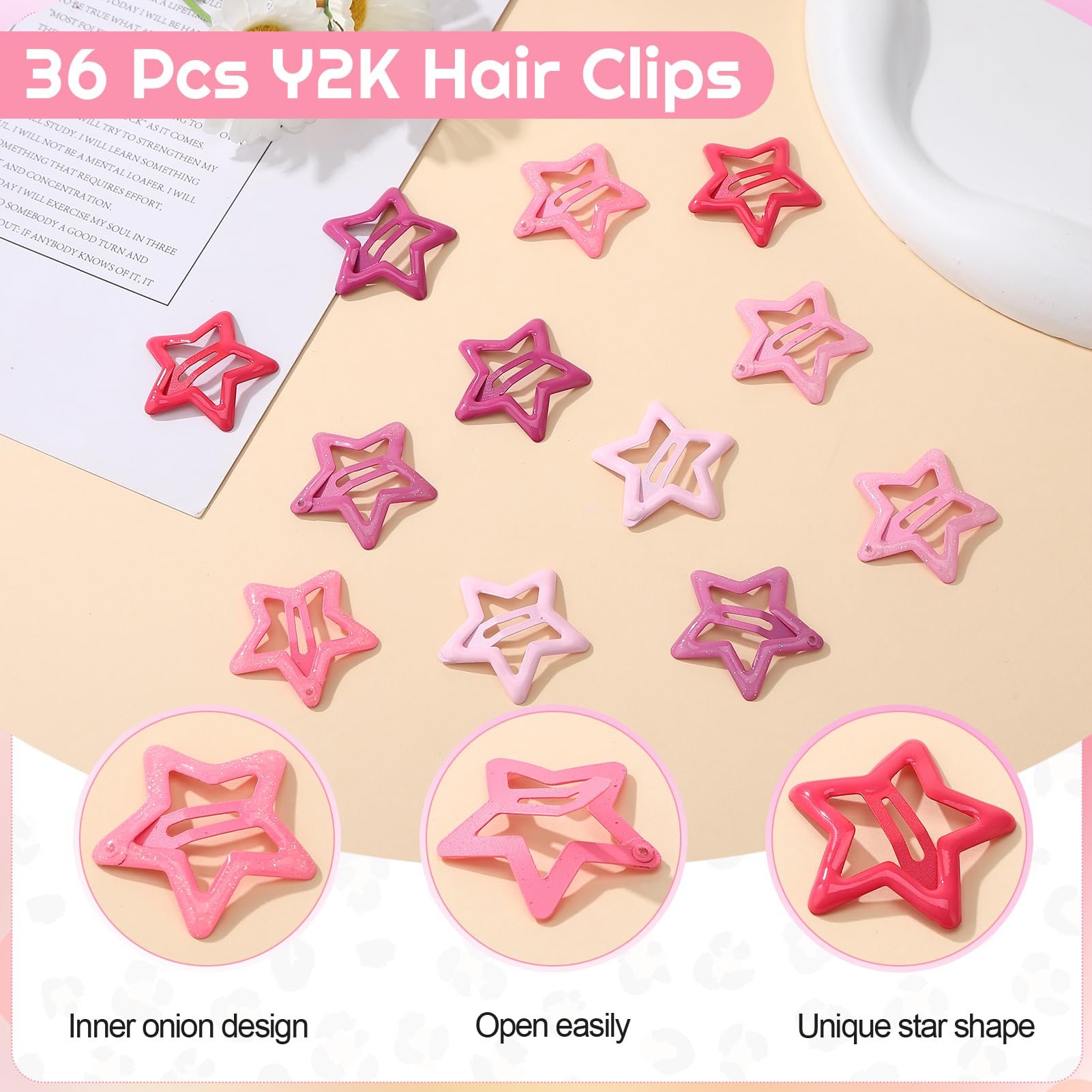 Y2k Accessories Set Included Star Y2k Silver Necklace Grunge Layered Necklace Y2K Sunglasses Star Hair Clip Y2k Silver Hair Clips Keychain Hip Hop Pants Chain Vintage Jewelry Set for Women: Cute Style