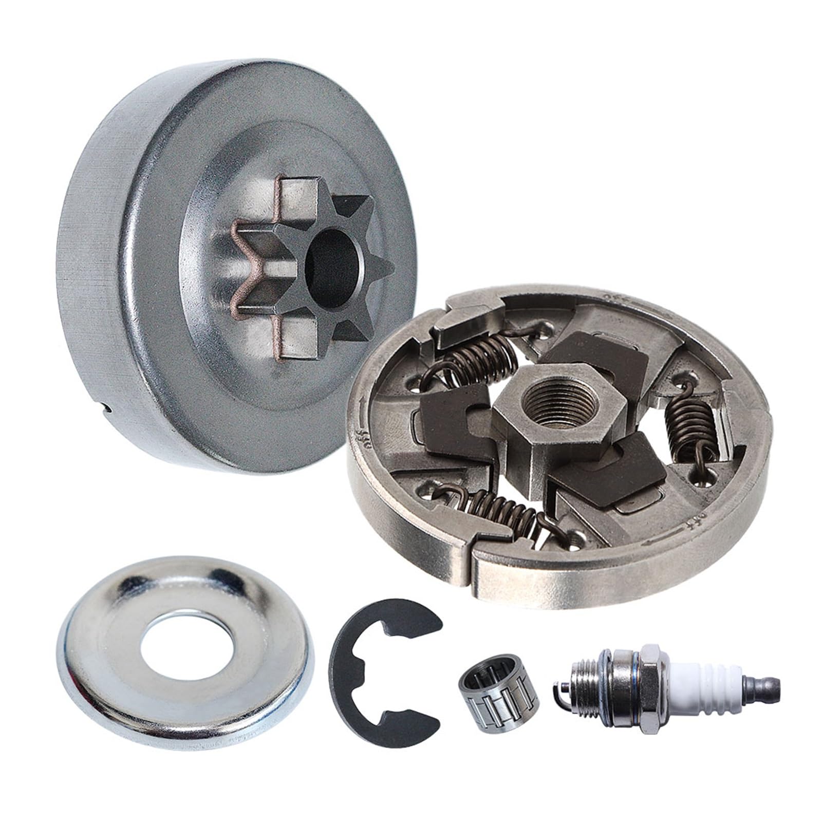 Juego de bujías de piñón de tambor de embrague de 325 "-7T for motosierra Stihl 024 026 MS240 MS260 MS 240 260 PRO 1121 640 2004, piezas de repuesto