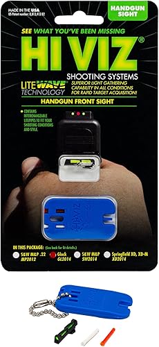 Miniatura 9 de HIVIZ GL2014 Glock Interchangeable LITEWAVE - Mira de pistola delantera, color negro