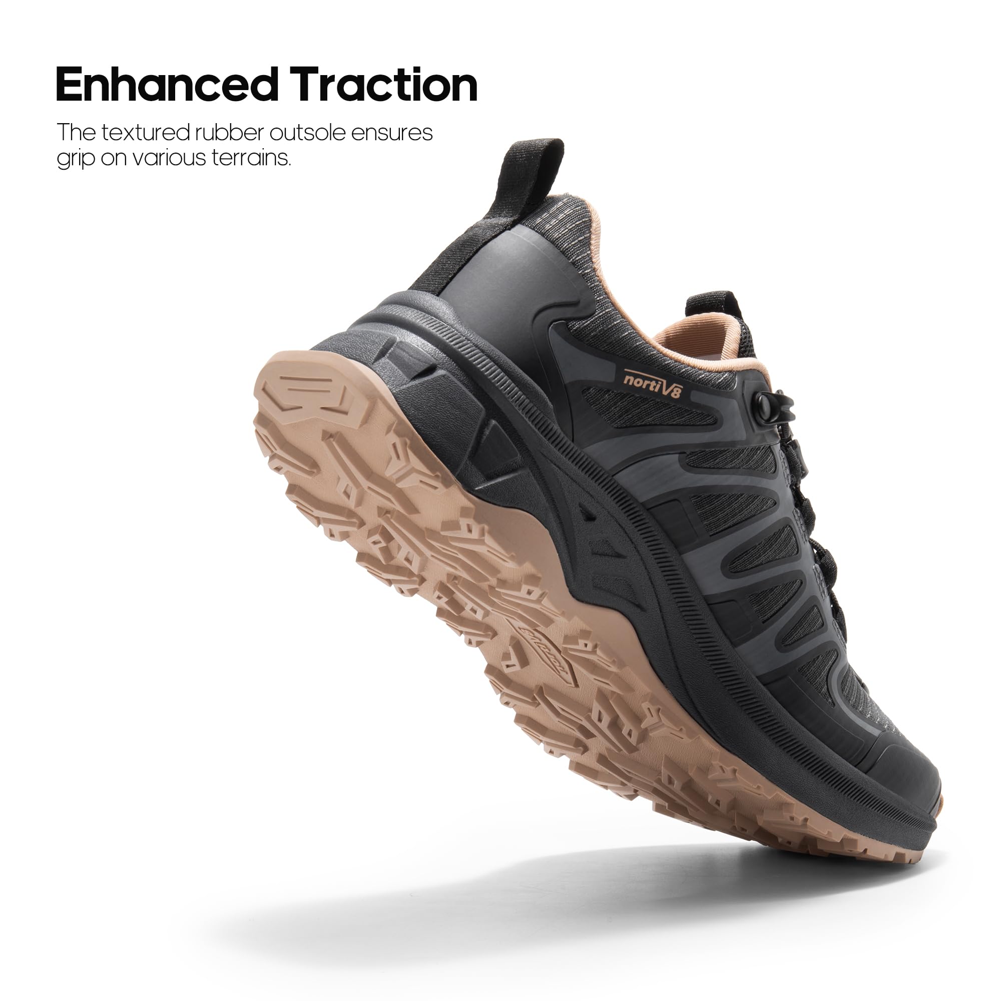 NORTIV 8 Chaussures de Randonnée Imperméables et Légères pour Femmes Confortables Chaussure Durable et Respirante SNHS242W