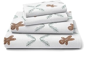 Extra Soft Gingerbread Flannel Sheets: Ultimate Winter Comfort