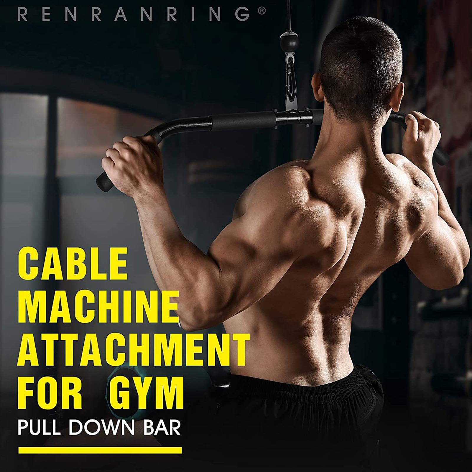 Lat Pulldown Bar, LAT Pociągnij Bar 31 LAT Załącznia z rękawami bez