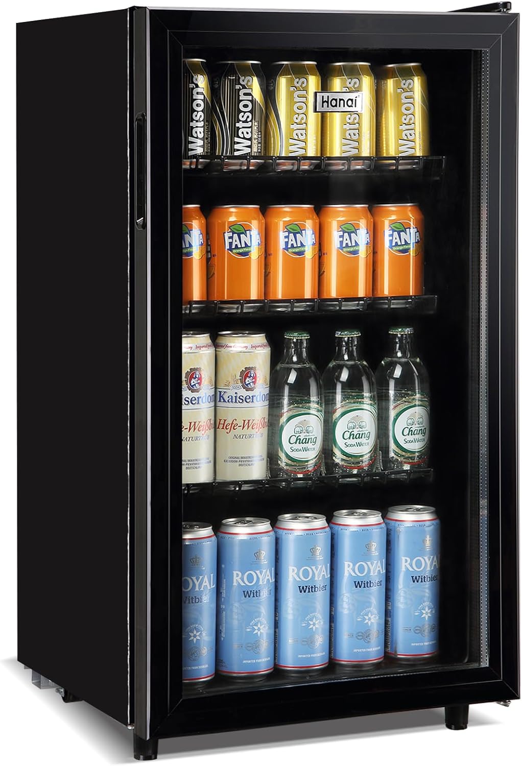 WANAI Mini Fridge Cooler 125Cans Beverage Refrigerator