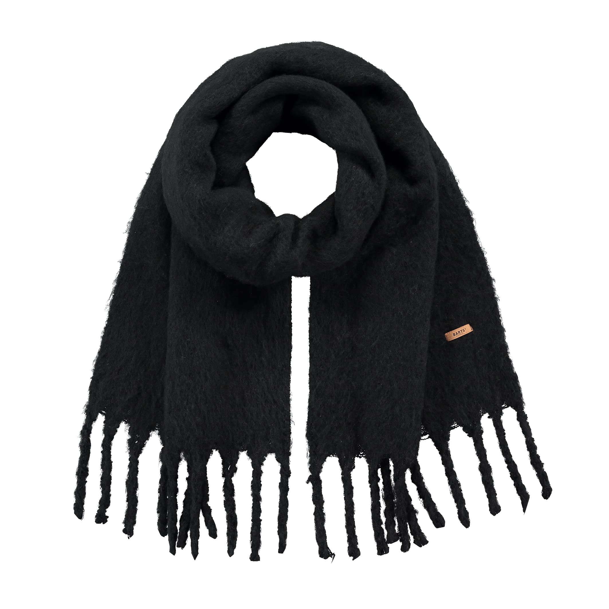 Barts Sciarpa Infinity In Morbido Pile – Nero – Taglia Unica Unisex