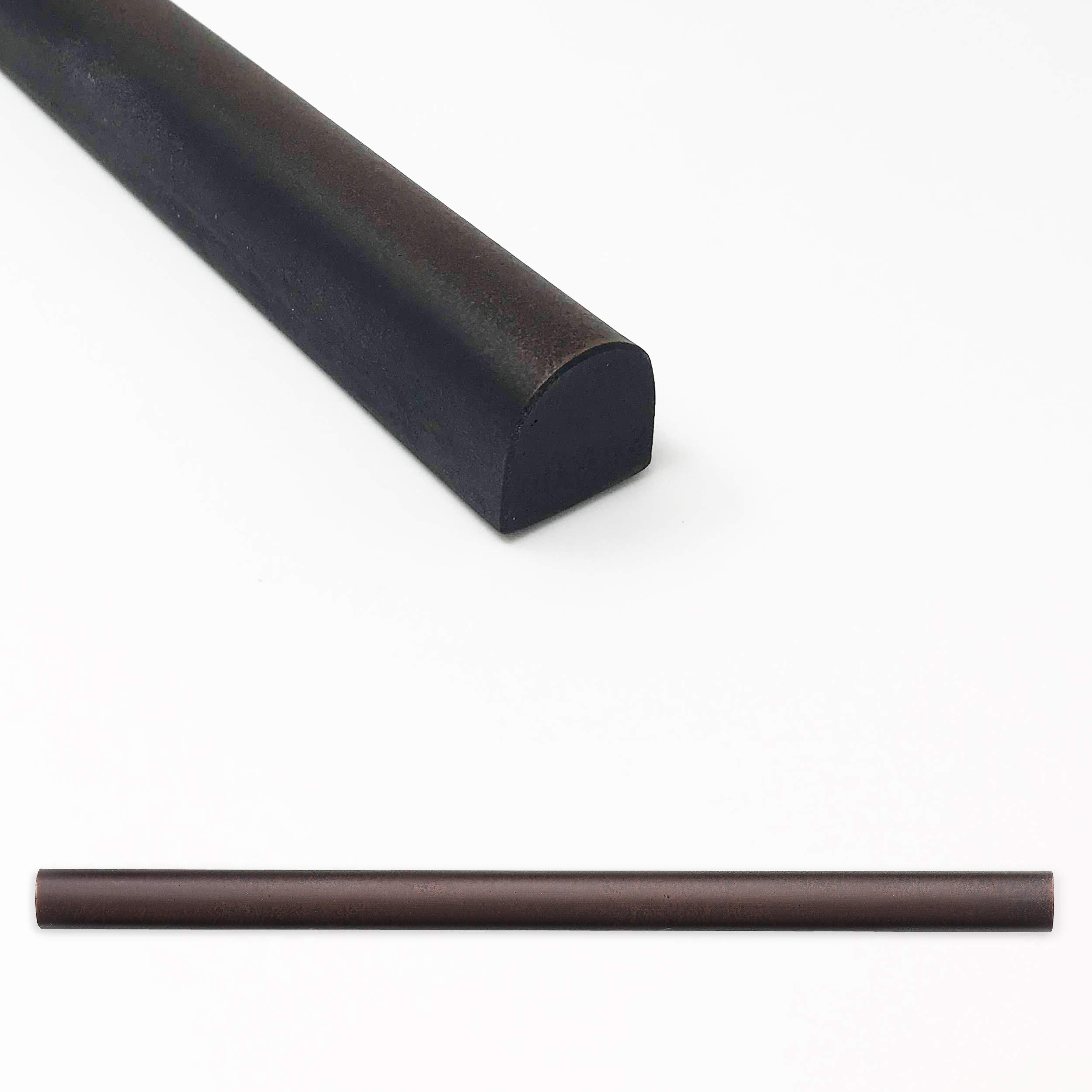 Buy Soho Bullnose Tile Trim 3/4 x 12 inch Shower Ceramic Tile Edge Backsplash Liner Wall Molding