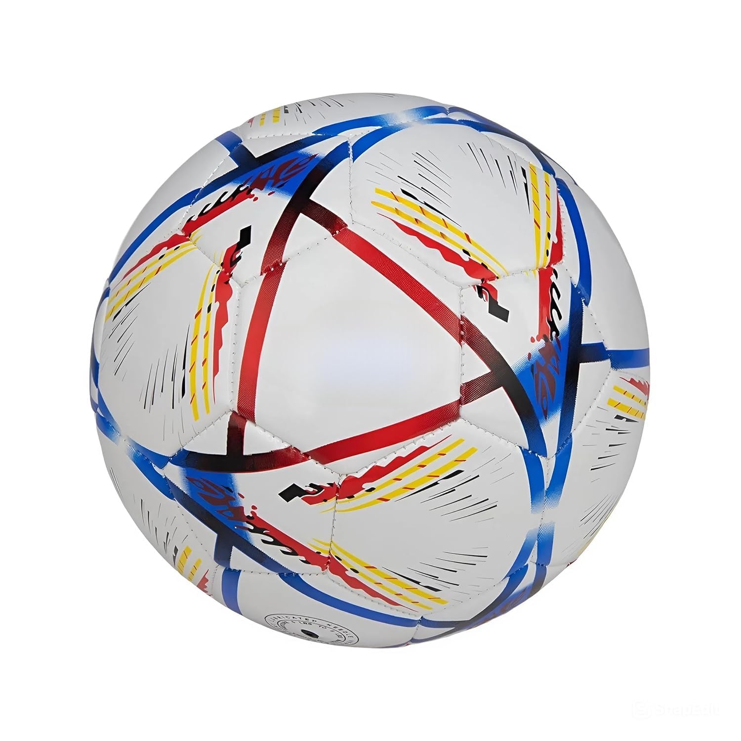 Dominator 3.0 Football, Match Ball, 32 Panels, Durable & Soft PU Leather, Butyl Fabric Wounded Bladder, Basic, to Play on Both Natural and Artificial Grass (Multicolor, Size - 5)-image-32