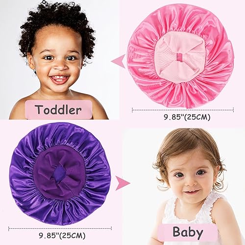 Miniatura 4 de 3 gorros de bebé para dormir, gorro de dormir para bebés, niñas, niños y niños pequeños