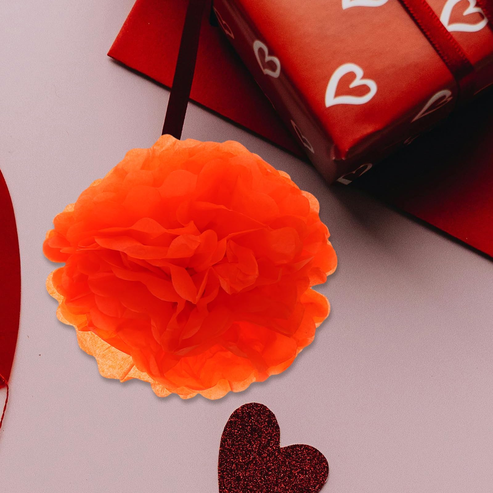 90 Stück Papier Pompons aus Seidenpapier für Hochzeit und Party Deko