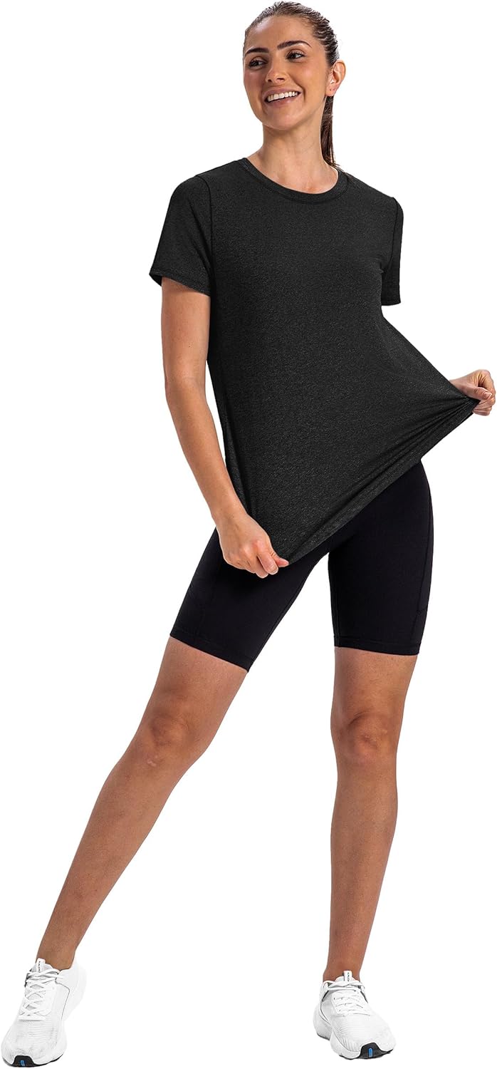 Workout Tops for Women Short Sleeve Summer Tops 2026 Athletic Shirts Pilates Exercise Clothes Sports Yoga Fitness S-3XL - Image 4