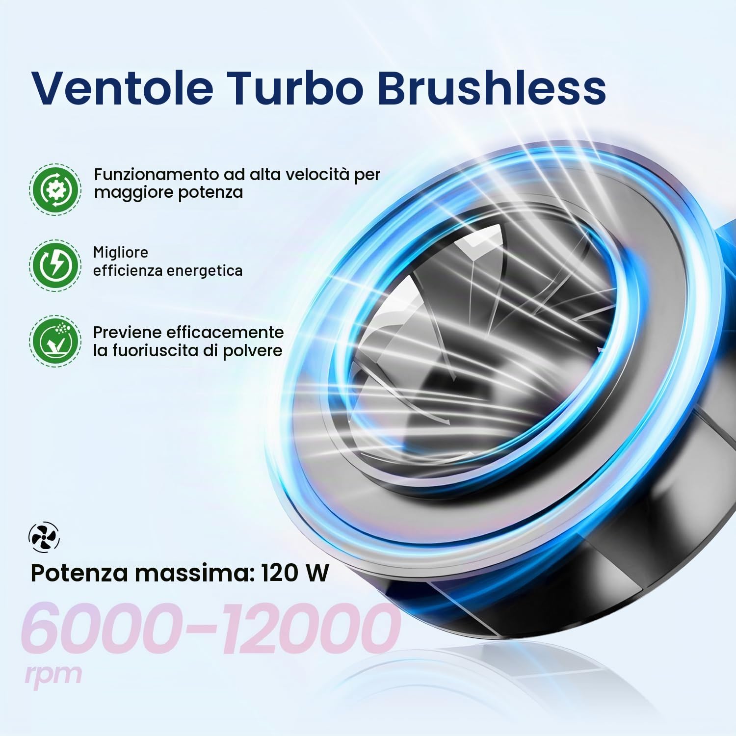 JODSONE Collettore di polveri per unghie, 120 W, potente aspiratore, con filtro riutilizzabile, strumento per manicure e pedicure, per lucidatura unghie acriliche e uso domestico