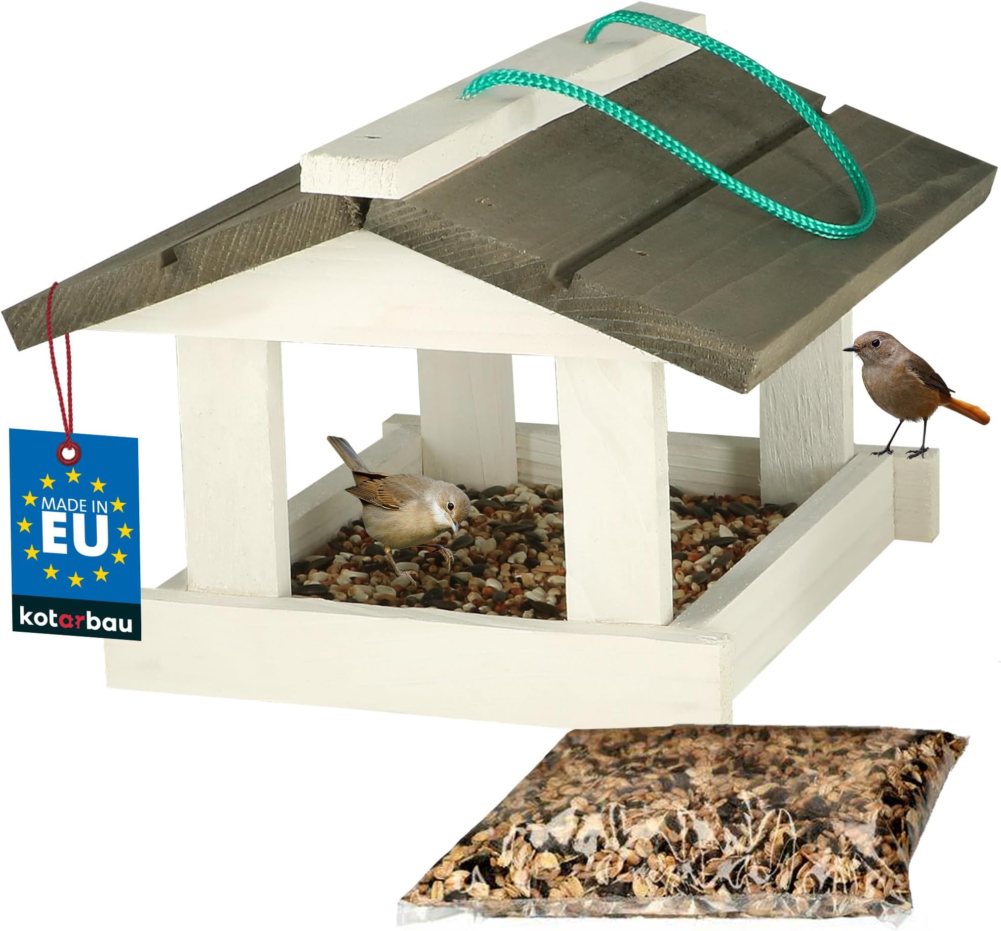Vogelvoederhuisje op voet HIER kopen